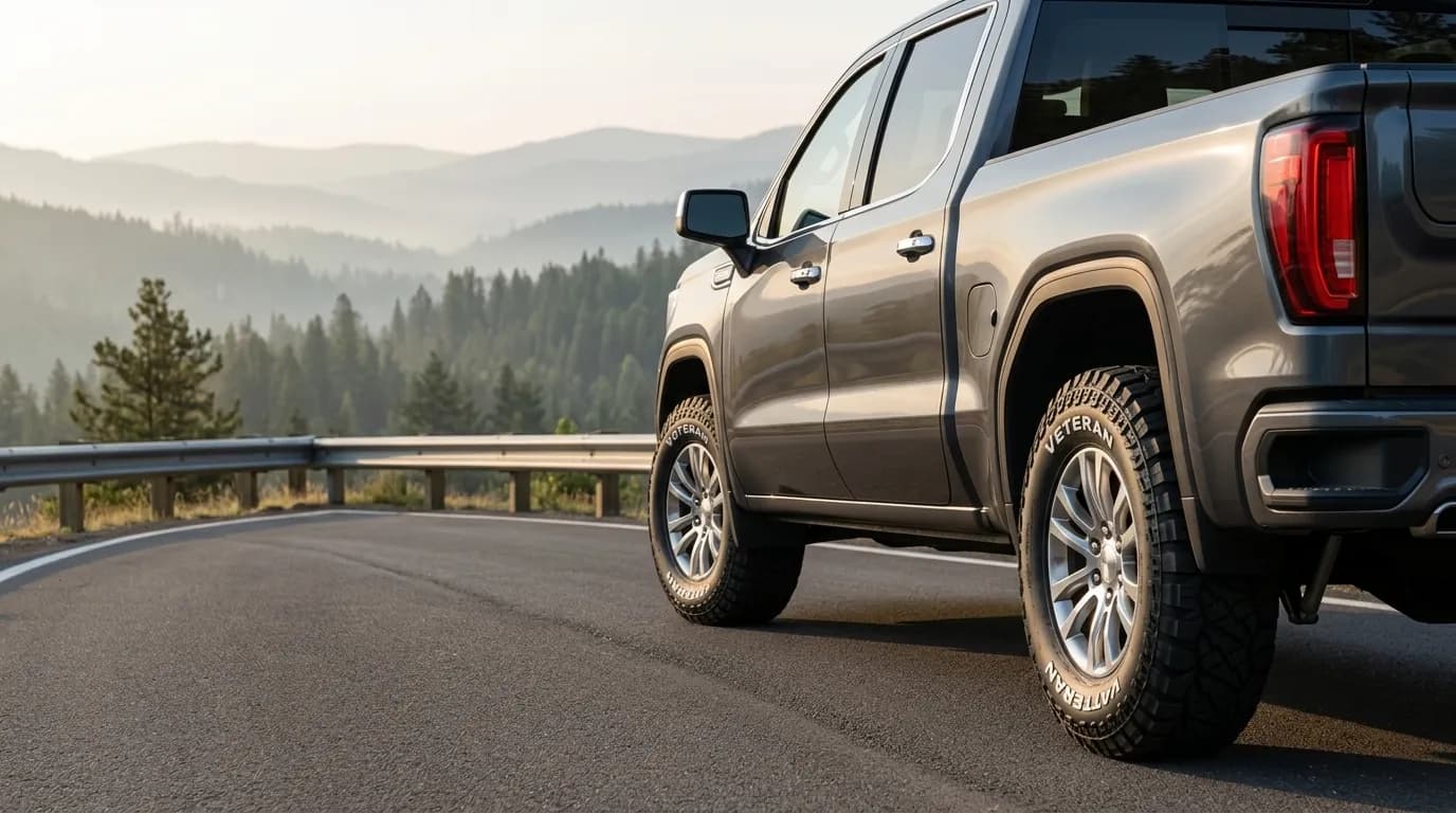 Veteran Battlefields XT tires on paved highway